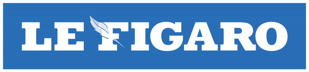 Logo Le Figaro en bleu et blanc
